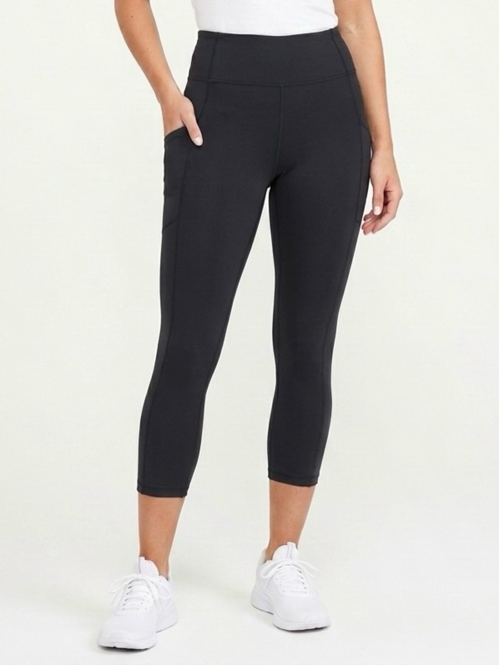 COLUMBIA Boundless Trek Pull On Leggings Ankle Length Black L Large $70 EUC KL